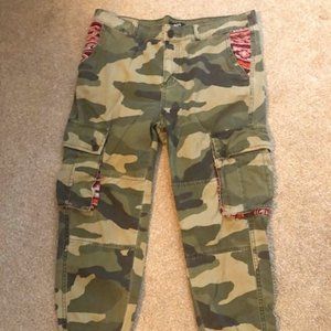 Bdg Urban Outfitters  Camo Y2k Low Rise Cargo Pants